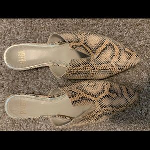 Designer Paige Mules size 8.5